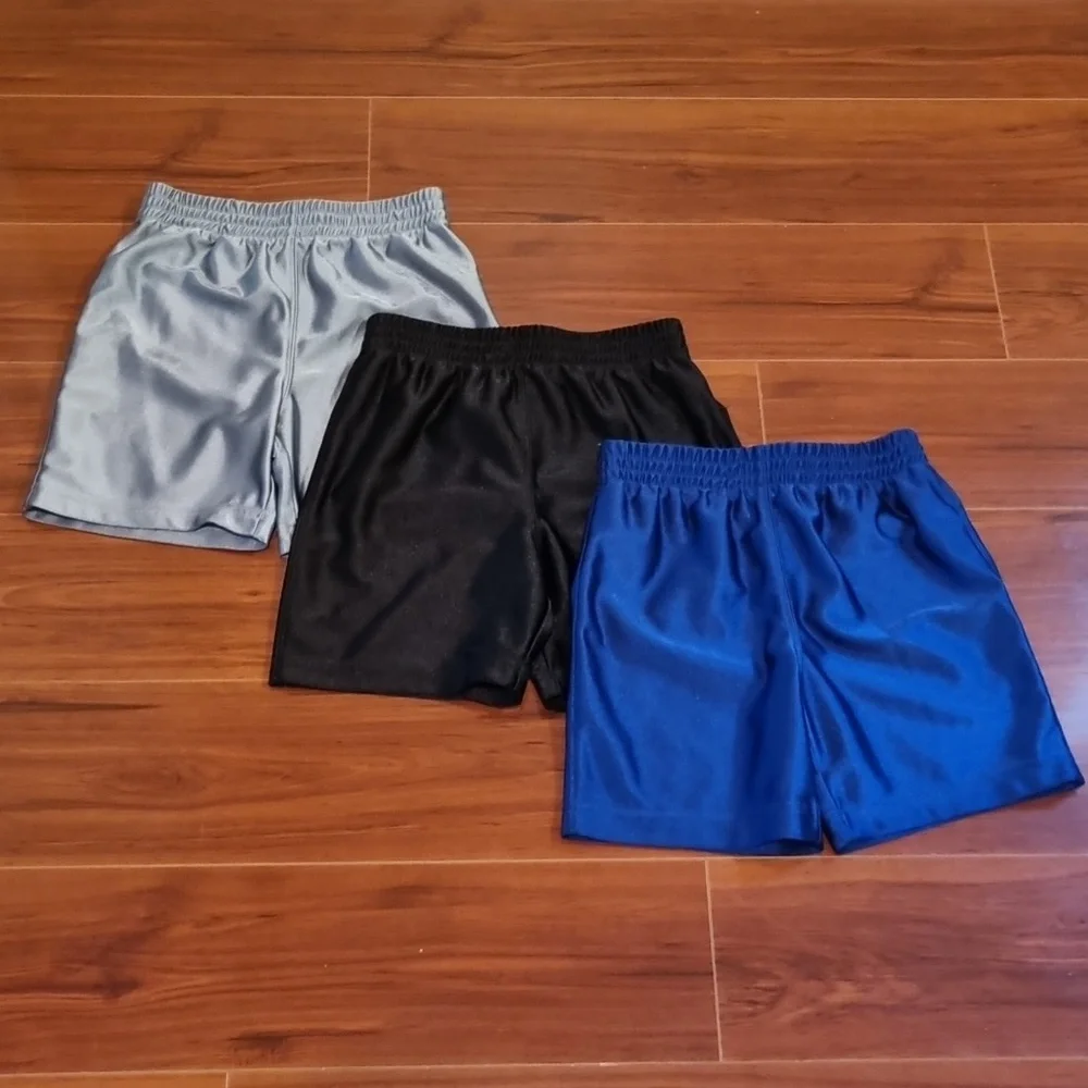 The Children's Place Toddler Basketball Shorts Set of 3 Red/Blue/Black Size 3T